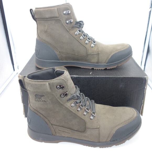 NEW Sorel  Men's 13 Ankeny II Mid Boot Waterproof Major Brown Coal - Picture 3 of 13